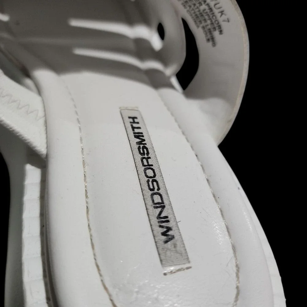 Windsor Smith Capricorn Platform Sandals Women Size 9 White Chunky Y2K Summer
